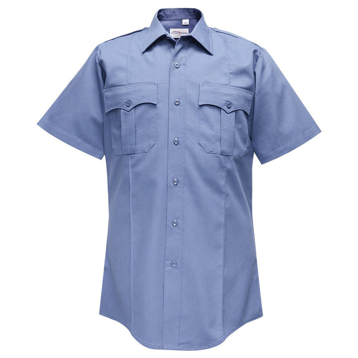 FLYING CROSS DURO POPLIN 65% POLY/35% MEN'S SHORT SLEEVE SHIRT (85R54)
