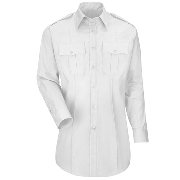 Horace Small Women's New Dimension® Plus Long Sleeve Poplin Shirt (HS1529 W) (HS1521 DN) (HS1525 LB)