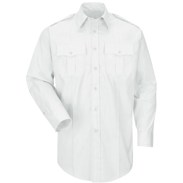 Horace Small Men's New Dimension® Plus Long Sleeve Poplin Shirt (HS1528 W) (HS1520 DN) (HS1524 LB)