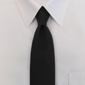 Black Samuel Broome Clip-On Necktie (90001)