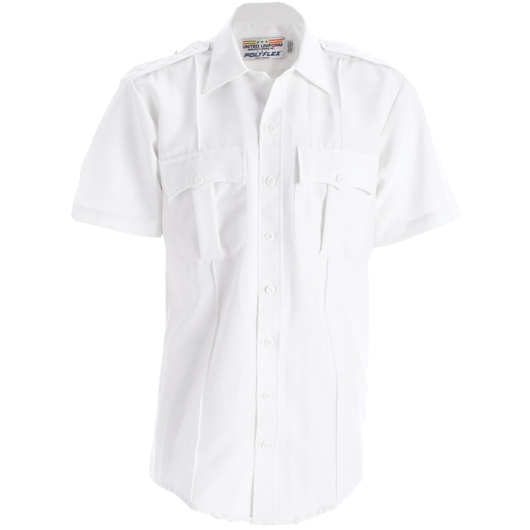 United Uniform Women's Polyflex Short Sleeve Shirt 100% Premium Polyester (UMW11801)
