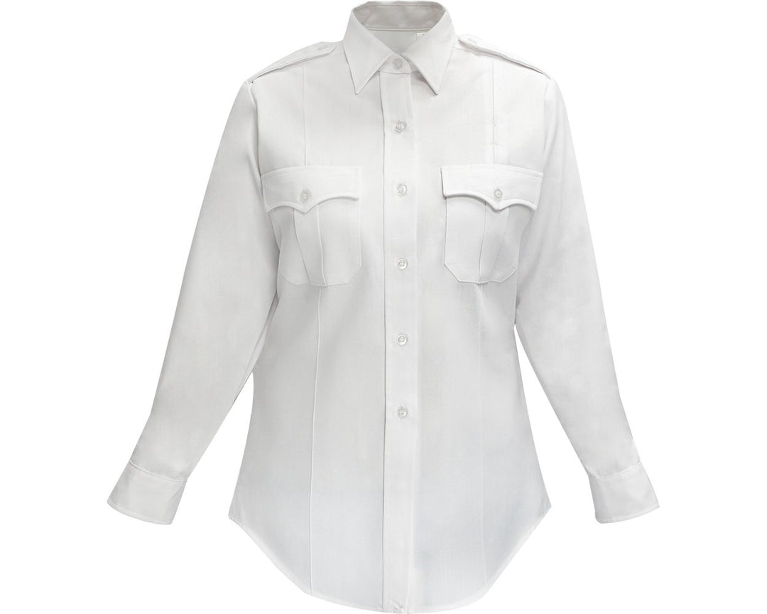 Flying Cross Women's Command 100% Polyester L/S Shirt - White (126R78)