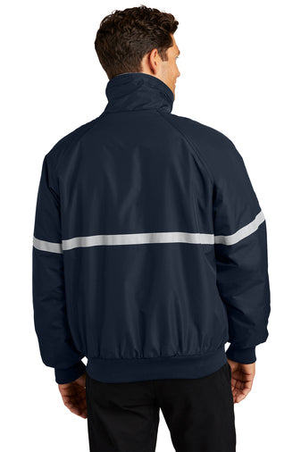 Port Authority® Men's Challenger™ Jacket with Reflective Taping Navy (J754R)