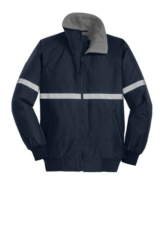 Port Authority® Men's Challenger™ Jacket with Reflective Taping Navy (J754R)