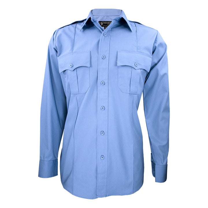Tact Squad Polyester/Cotton Long Sleeve Uniform Shirt Lt Blue Women's (8003LW)