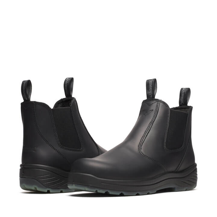 Thorogood 6″ Black Quick Release Station Boot with Translucent Bottom (834-6134)