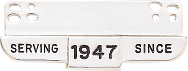 Davie FD Name Plate/Serving Since (A2450 and B1693)