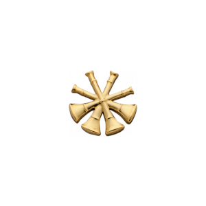 Cut Out Bugles - SM Series C122S -XL Series C122XL- Four Crossed Bugles