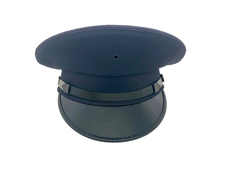 Plant City PD Keystone R-13 Air Force Round Top Solid Cap w/ventilated mesh braid