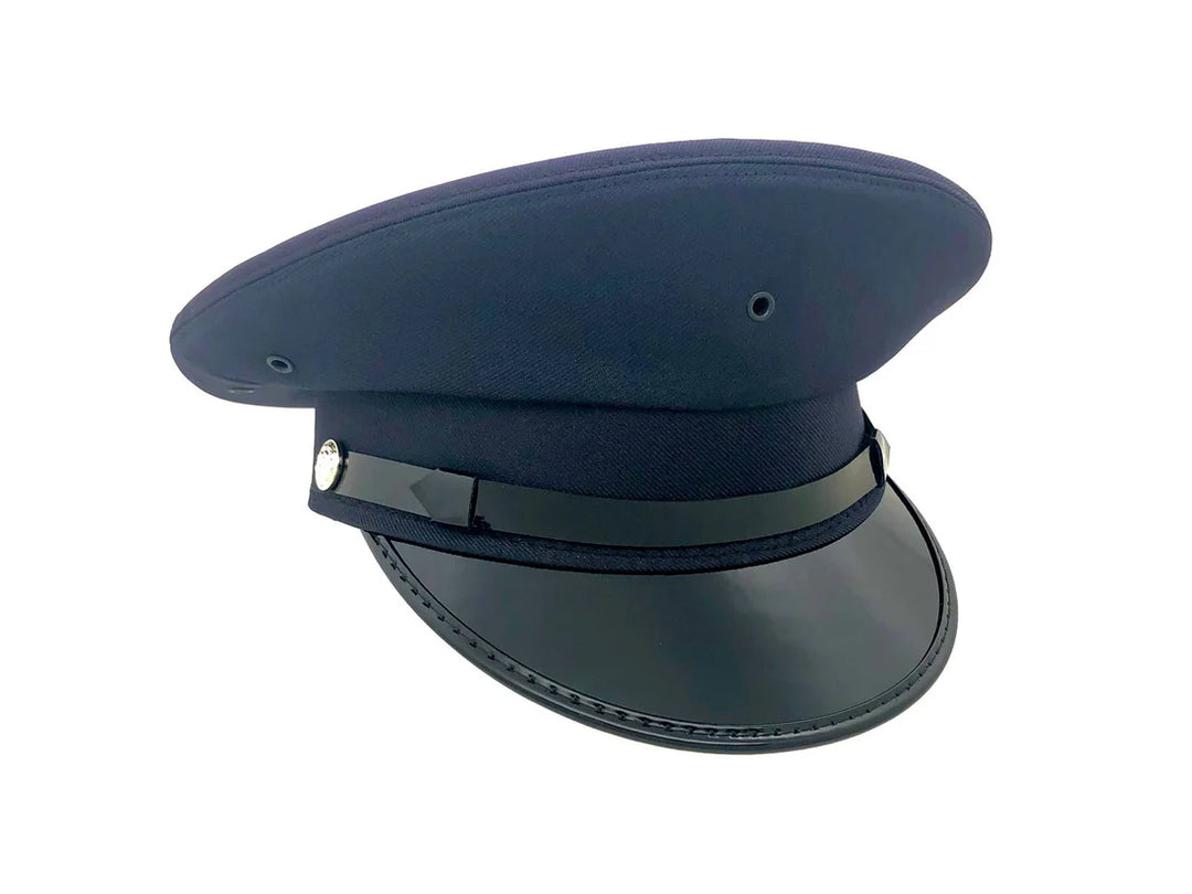 Plant City PD Keystone R-13 Air Force Round Top Solid Cap w/ventilated mesh braid