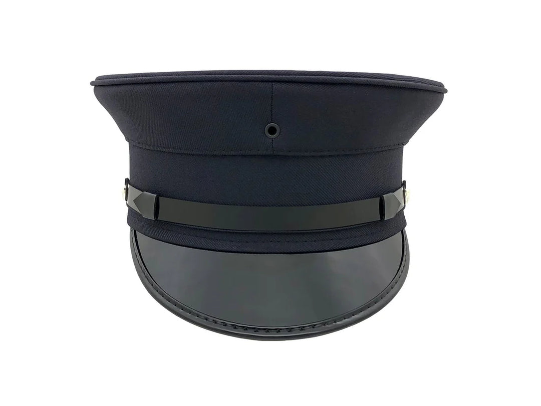 Keystone R-149 Bell Crown Solid Cap Black with Gold Snake Band