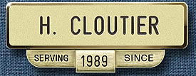 Fire Department Name Plate