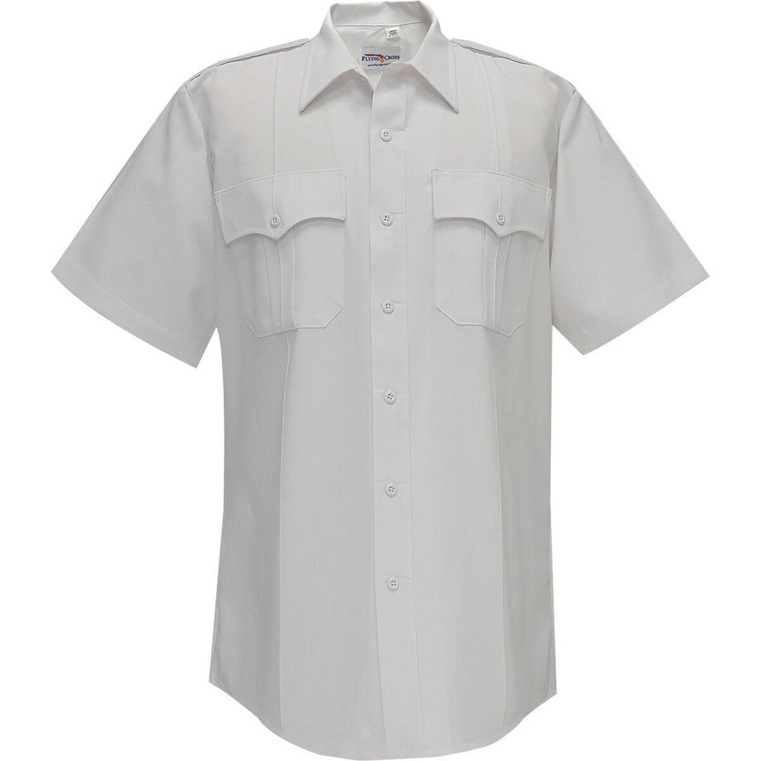 Groveland FD Admin Men's Command 100% Polyester S/S Shirt Without/Zipper (85R78)