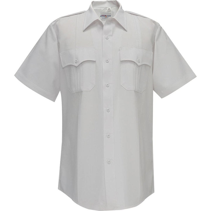 Groveland FD Admin Men's Command 100% Polyester S/S Shirt Without/Zipper (85R78)