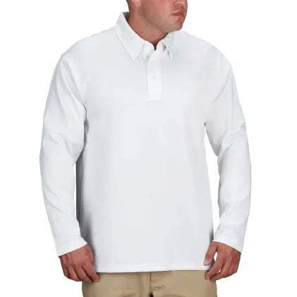 Groveland FD Admin Propper I.C.E Mens Performance Polo L/S White (F5315)