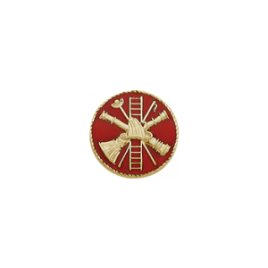 Smith & Warren Firefighter Seal Collar Insignia (C127) 15/16" Scramble