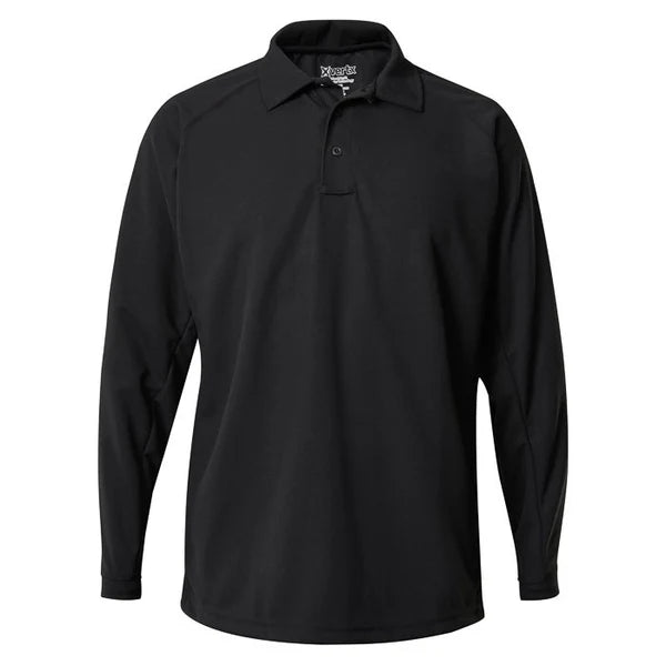Vertx Men's Coldblack Long Sleeve Polo (VTX 4020P)
