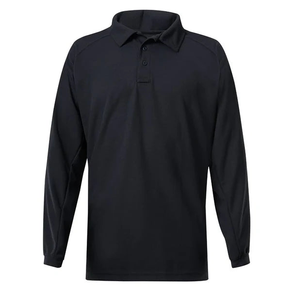 Vertx Men's Coldblack Long Sleeve Polo (VTX 4020P)