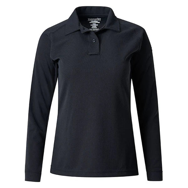 Vertx Women's Coldblack Long Sleeve Polo (VTX 4030P)