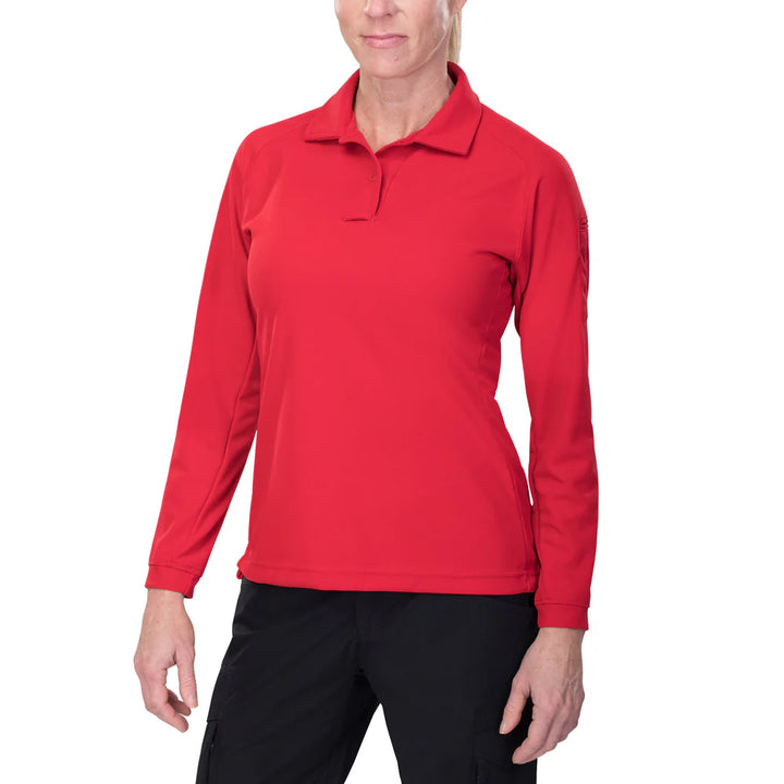 Vertx Women's Coldblack Long Sleeve Polo (VTX 4030P)
